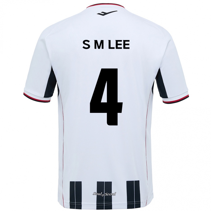 גברים כדורגל Sang-Min Lee #4 שחור אדום הרחק ג'רזי 2025/26
