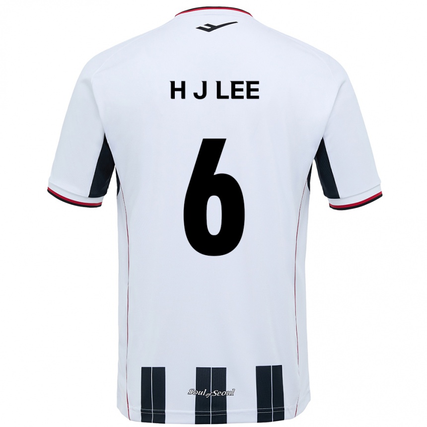 גברים כדורגל Ju-Hwan Lee #6 שחור אדום הרחק ג'רזי 2025/26