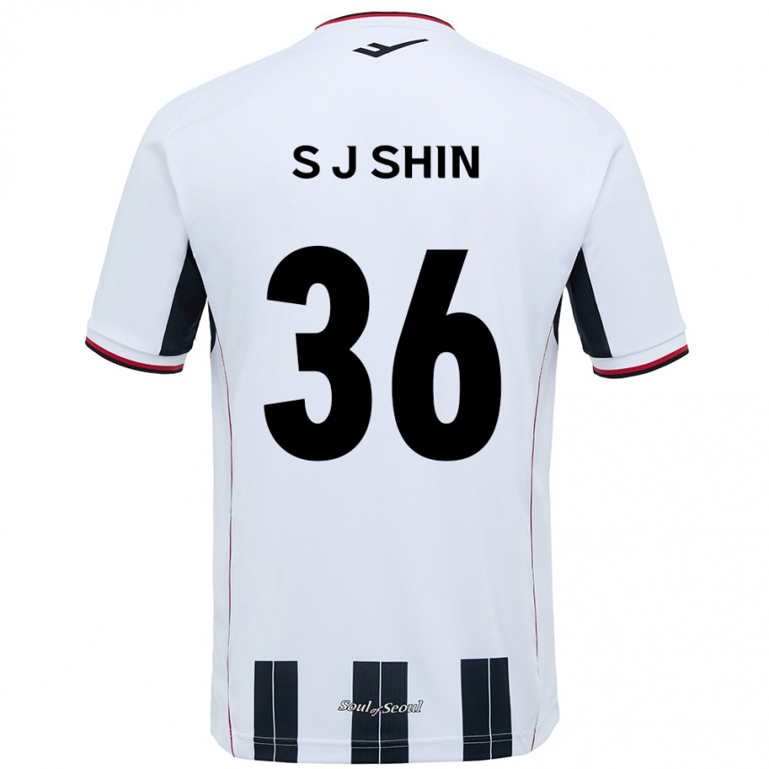 גברים כדורגל Ji-Seop Shin #36 שחור אדום הרחק ג'רזי 2025/26