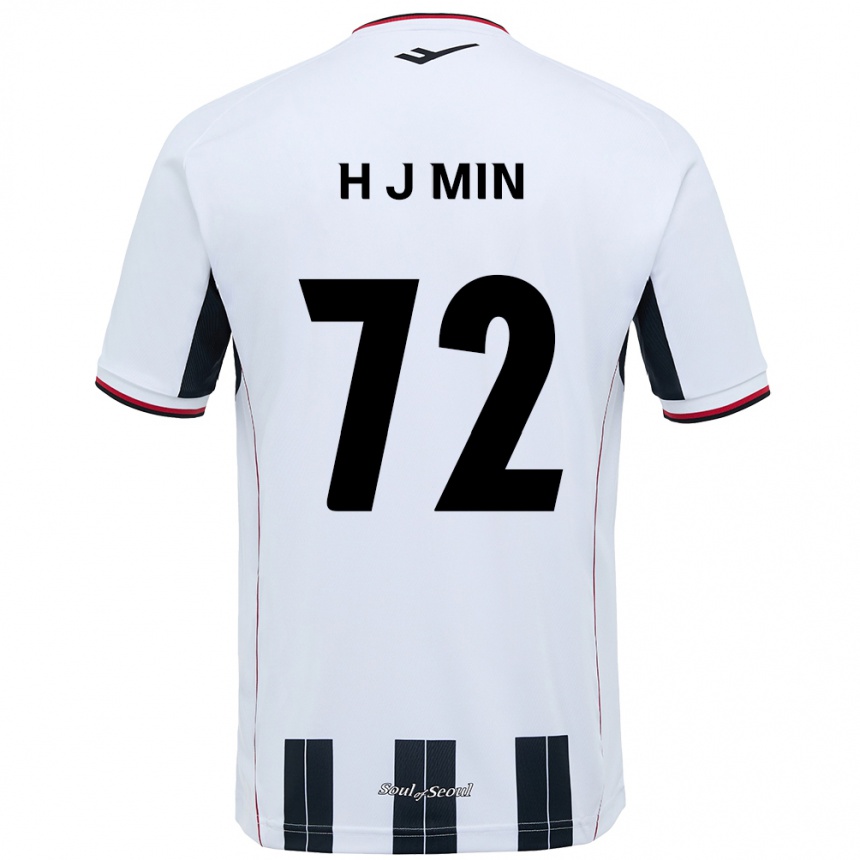 גברים כדורגל Ji-Hoon Min #72 שחור אדום הרחק ג'רזי 2025/26