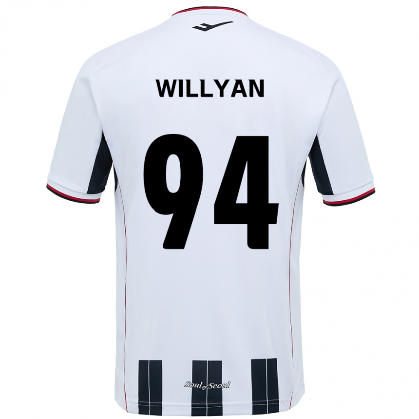 גברים כדורגל Willyan #94 שחור אדום הרחק ג'רזי 2025/26