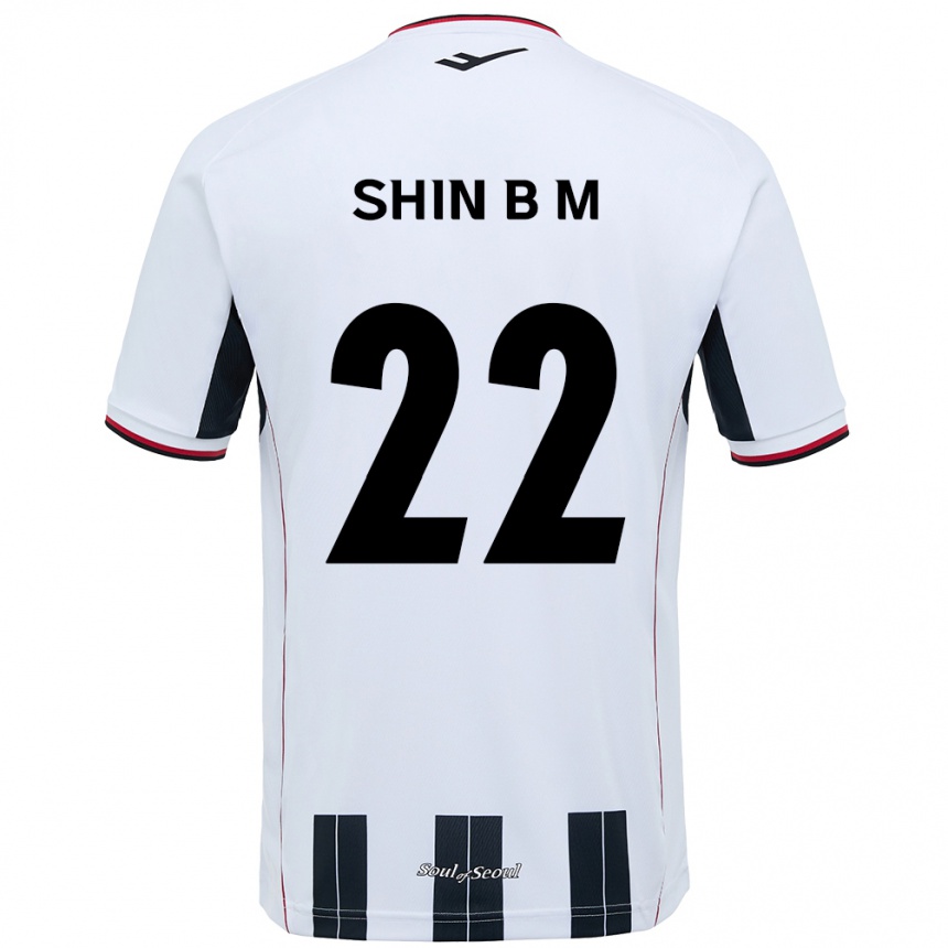 גברים כדורגל Shin Bo-Mi #22 שחור אדום הרחק ג'רזי 2025/26