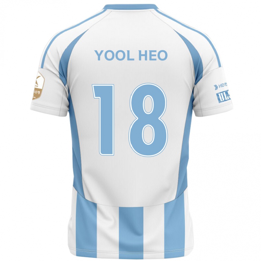 גברים כדורגל Yool Heo #18 כחול מלכותי צהוב הרחק ג'רזי 2025/26