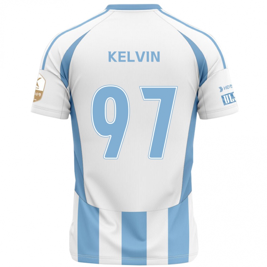 גברים כדורגל Kelvin #97 כחול מלכותי צהוב הרחק ג'רזי 2025/26