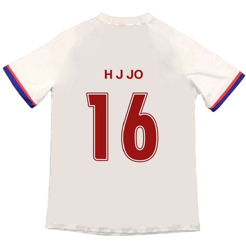 גברים כדורגל Jun-Hyun Jo #16 כחול מלכותי אדום הרחק ג'רזי 2025/26