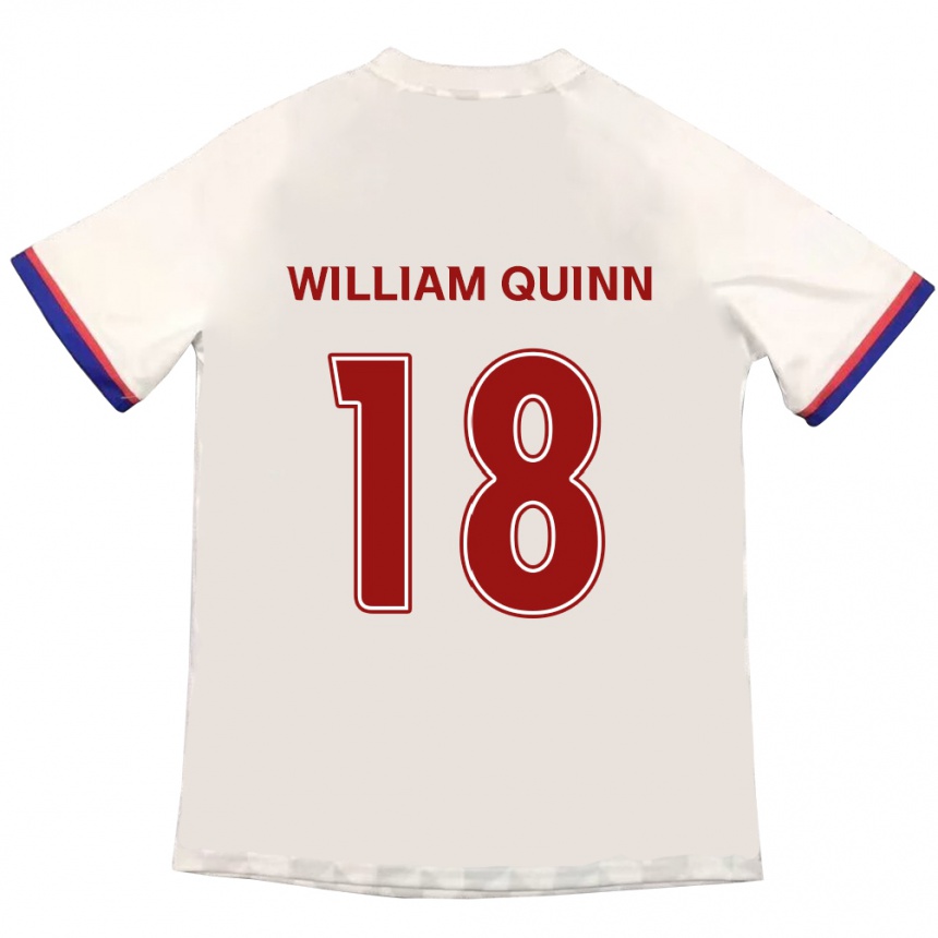 גברים כדורגל Max William Quinn #18 כחול מלכותי אדום הרחק ג'רזי 2025/26
