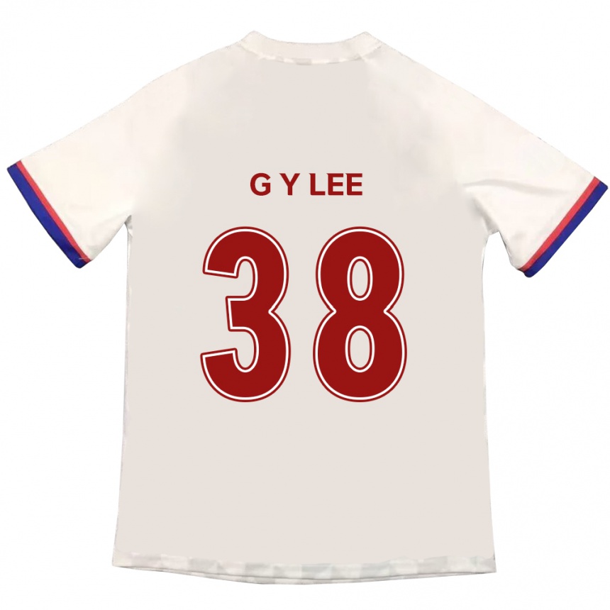 גברים כדורגל Yun-Gun Lee #38 כחול מלכותי אדום הרחק ג'רזי 2025/26