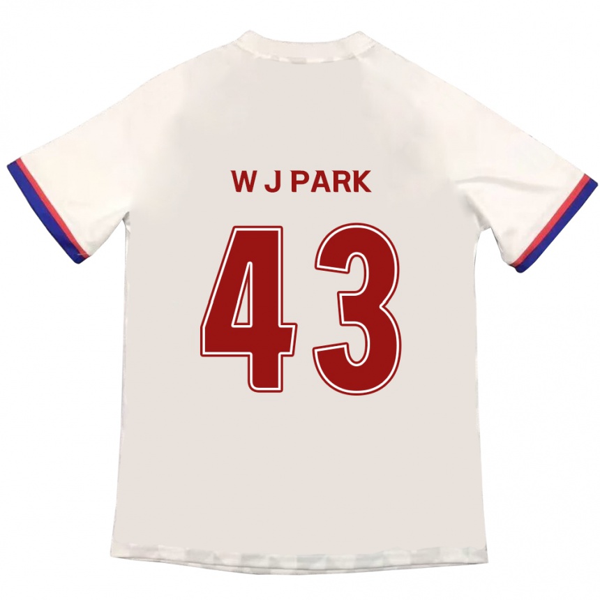 גברים כדורגל Jin-Woo Park #43 כחול מלכותי אדום הרחק ג'רזי 2025/26