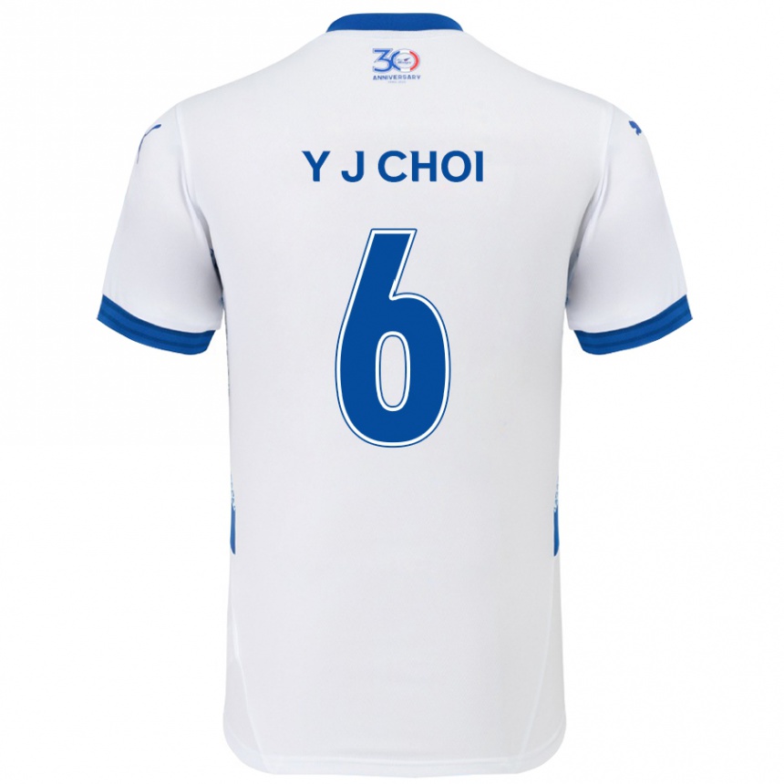 גברים כדורגל Young-Jun Choi #6 כחול מלכותי לבן הרחק ג'רזי 2025/26