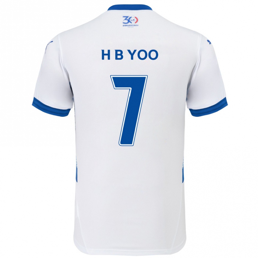 גברים כדורגל Byung-Heon Yoo #7 כחול מלכותי לבן הרחק ג'רזי 2025/26