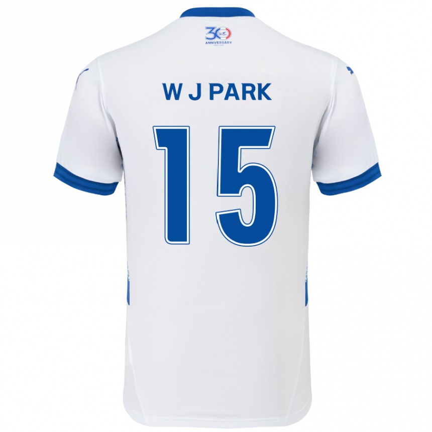 גברים כדורגל Woo-Jin Park #15 כחול מלכותי לבן הרחק ג'רזי 2025/26