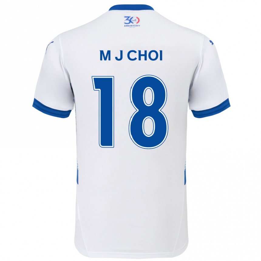 גברים כדורגל Ji-Moog Choi #18 כחול מלכותי לבן הרחק ג'רזי 2025/26