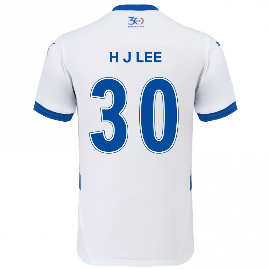גברים כדורגל Ji-Ho Lee #30 כחול מלכותי לבן הרחק ג'רזי 2025/26