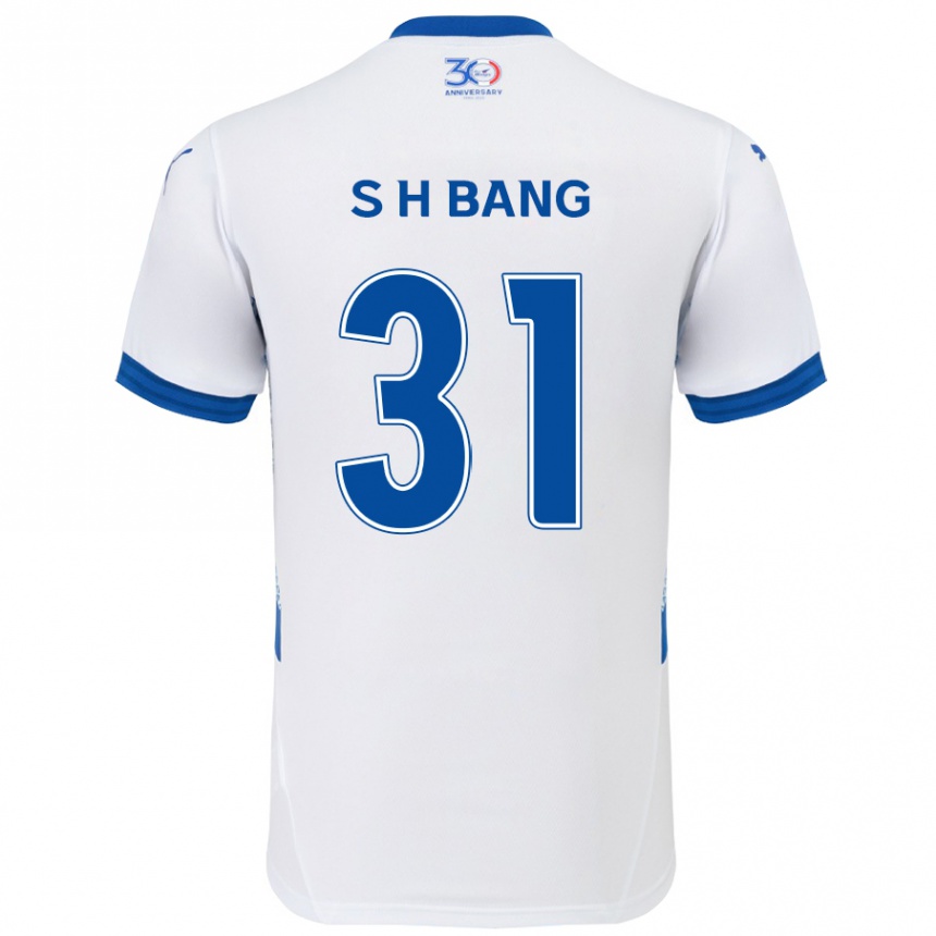 גברים כדורגל Hee-Sang Bang #31 כחול מלכותי לבן הרחק ג'רזי 2025/26