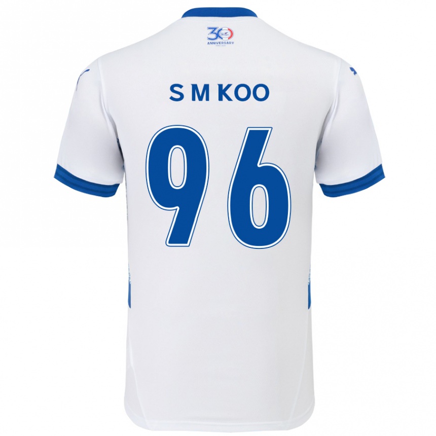 גברים כדורגל מין-סאו קו #96 כחול מלכותי לבן הרחק ג'רזי 2025/26