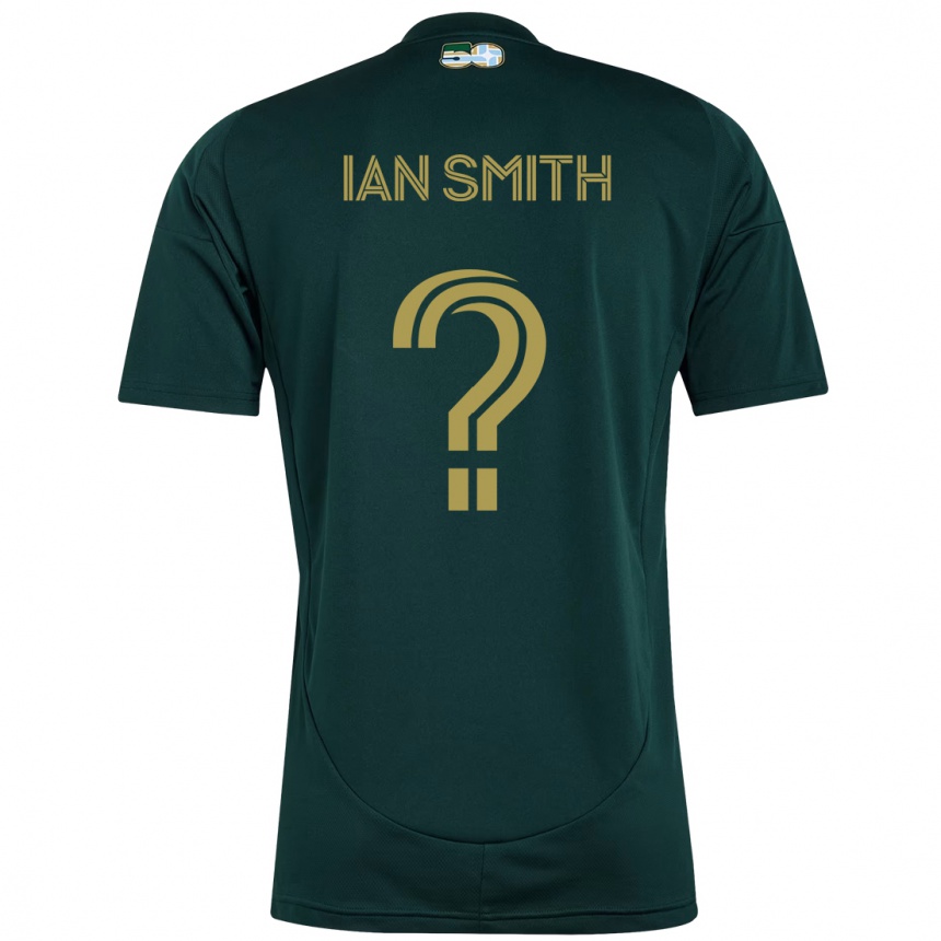 נשים כדורגל Ian Smith #0 בז' ירוק ג'רזי ביתית 2025/26