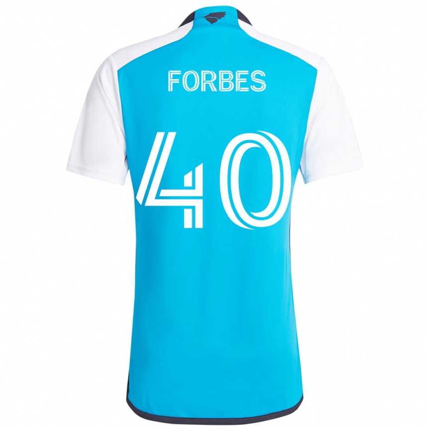 נשים כדורגל Jahlane Forbes #40 שחור לבן ג'רזי ביתית 2025/26