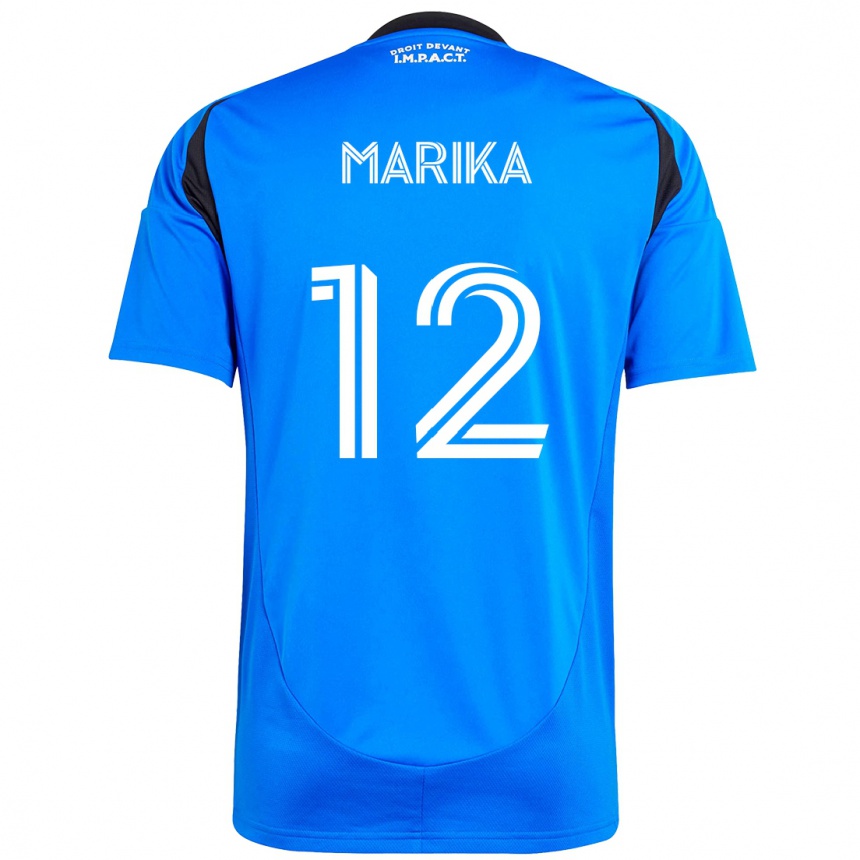 נשים כדורגל Martineau Marika #12 תכלת שמיים כחול כהה ג'רזי ביתית 2025/26