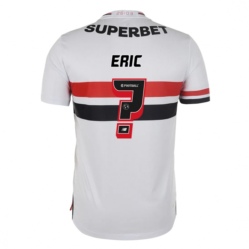 נשים כדורגל Eric #0 שחור אדום ג'רזי ביתית 2025/26
