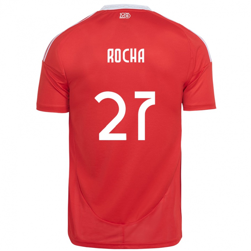 נשים כדורגל Kaique Rocha #27 לבן אדום ג'רזי ביתית 2025/26