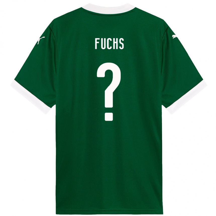 נשים כדורגל Bruno Fuchs #0 לבן ירוק ג'רזי ביתית 2025/26