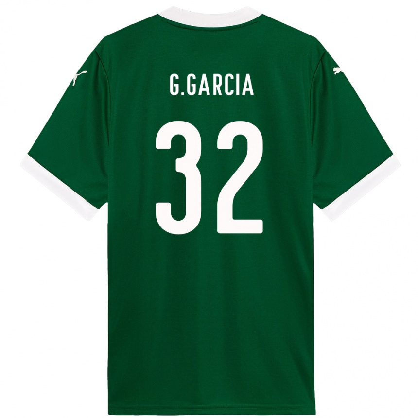 נשים כדורגל Gustavo Garcia #32 לבן ירוק ג'רזי ביתית 2025/26