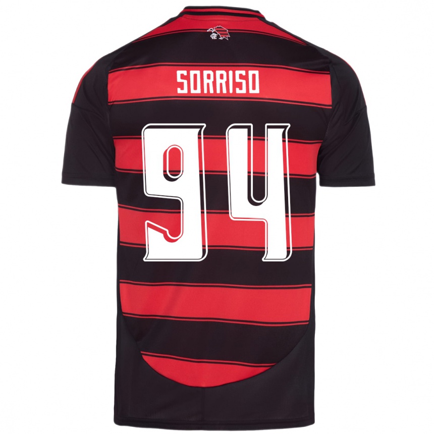 נשים כדורגל Sorriso #94 לבן אדום ג'רזי ביתית 2025/26