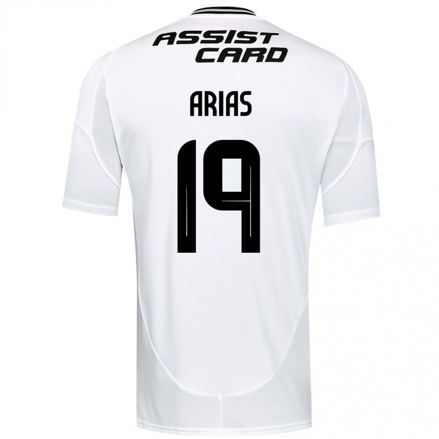 נשים כדורגל Bastián Arias #19 שחור לבן ג'רזי ביתית 2025/26