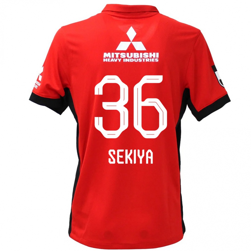נשים כדורגל Hikaru Sekiya #36 לבן שחור ג'רזי ביתית 2025/26