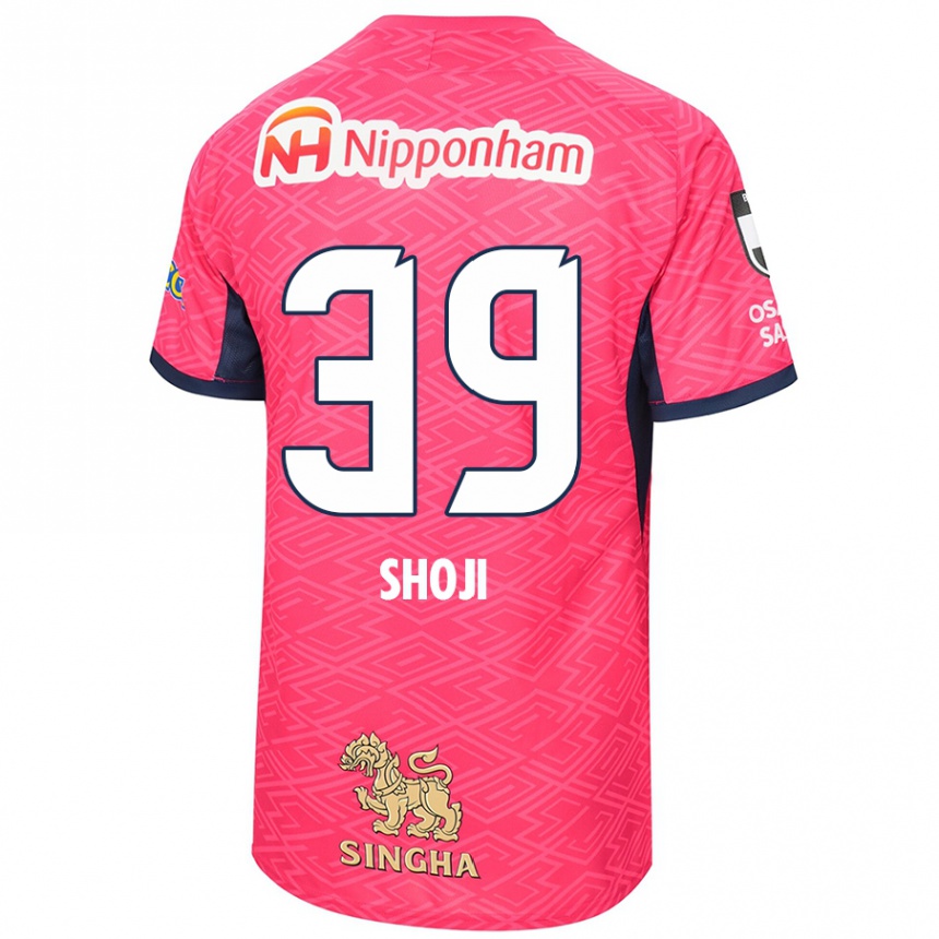נשים כדורגל Honoya Shoji #39 לבן ורוד סאקורה ג'רזי ביתית 2025/26