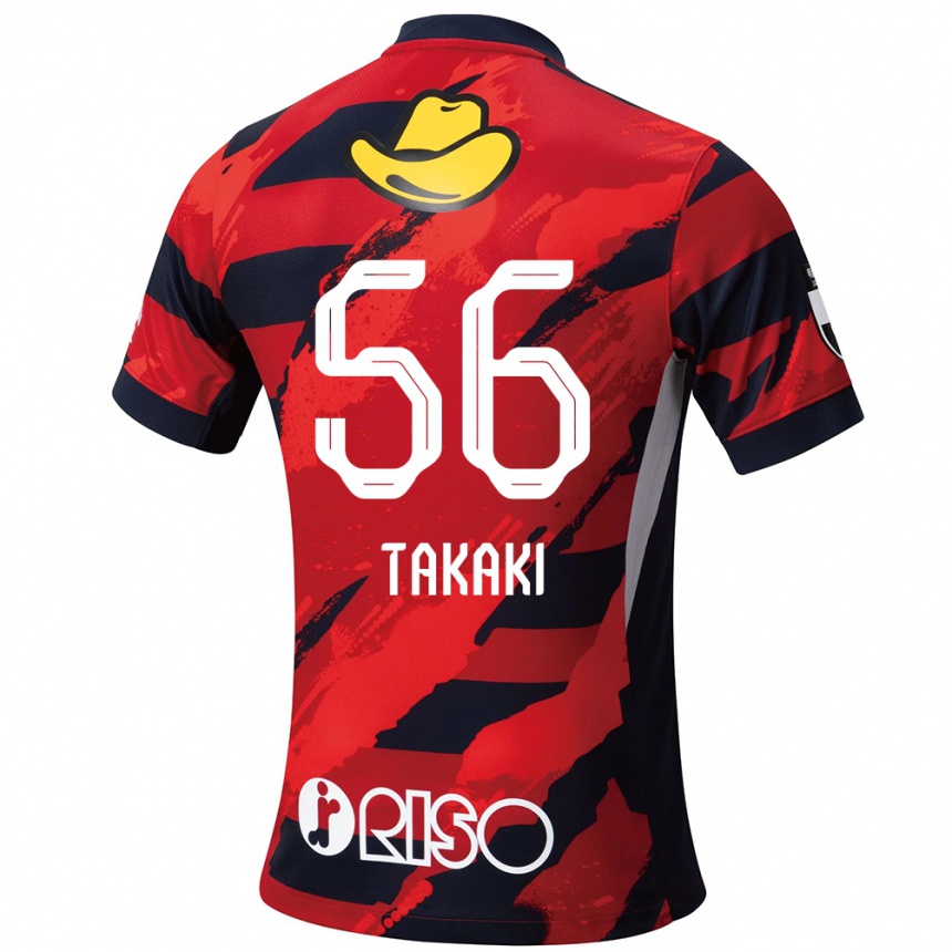 נשים כדורגל Eito Takaki #56 לבן שחור ג'רזי ביתית 2025/26