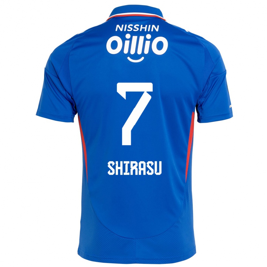 נשים כדורגל Kento Shirasu #7 כחול מלכותי לבן ג'רזי ביתית 2025/26