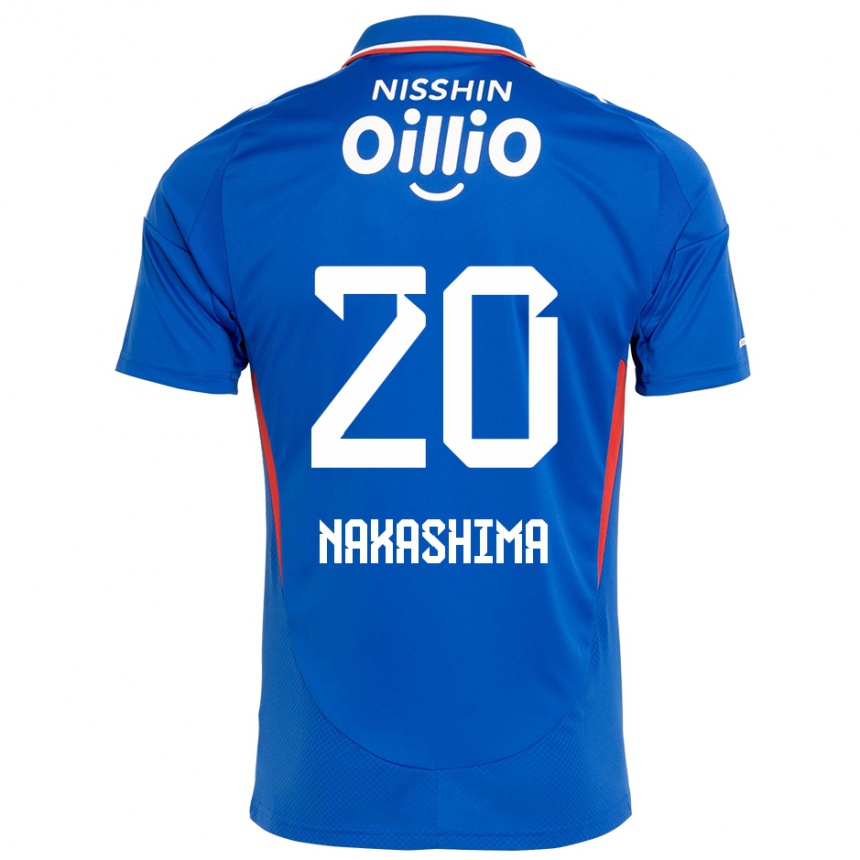 נשים כדורגל Rikuto Nakashima #20 כחול מלכותי לבן ג'רזי ביתית 2025/26