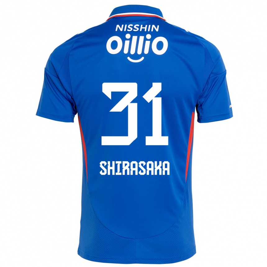 נשים כדורגל Fuma Shirasaka #31 כחול מלכותי לבן ג'רזי ביתית 2025/26
