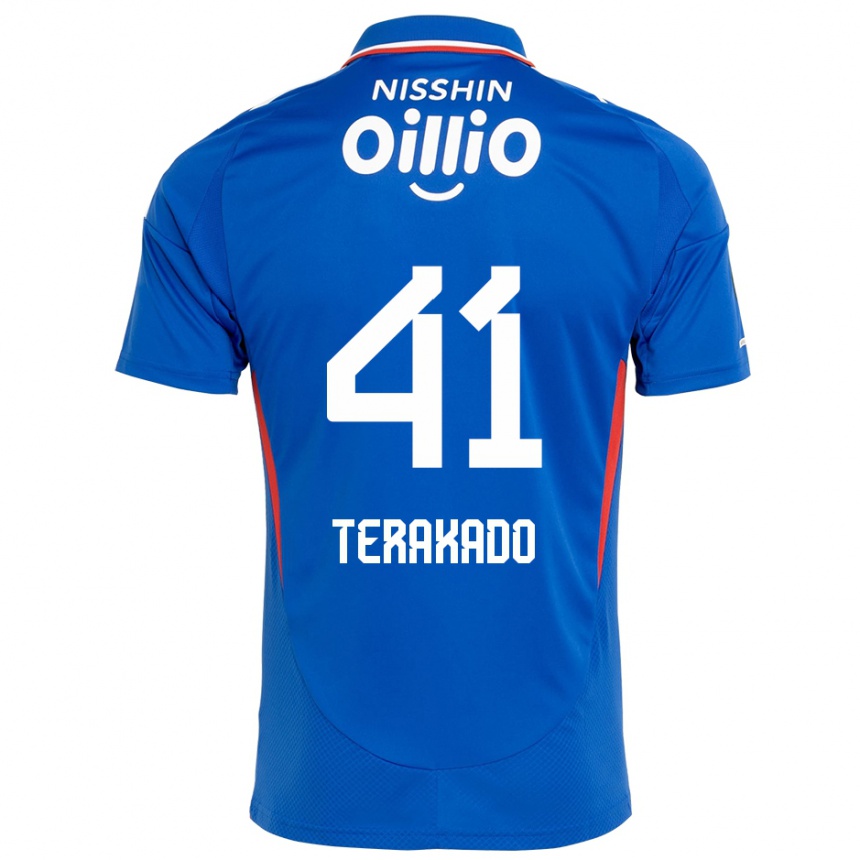 נשים כדורגל Riku Terakado #41 כחול מלכותי לבן ג'רזי ביתית 2025/26