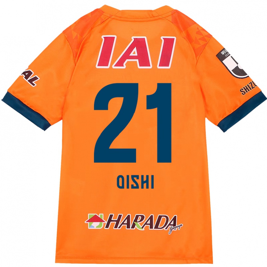 נשים כדורגל Kaede Oishi #21 לבן כחול מלכותי ג'רזי ביתית 2025/26