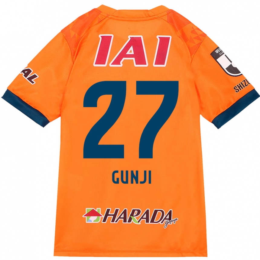 נשים כדורגל Riku Gunji #27 לבן כחול מלכותי ג'רזי ביתית 2025/26