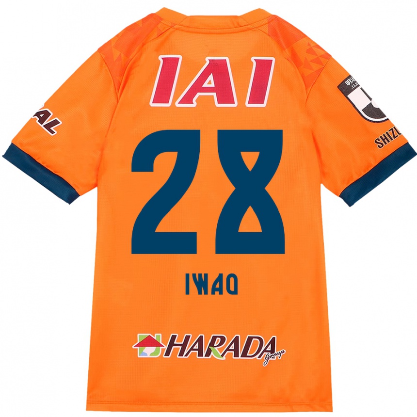נשים כדורגל Takeru Iwao #28 לבן כחול מלכותי ג'רזי ביתית 2025/26
