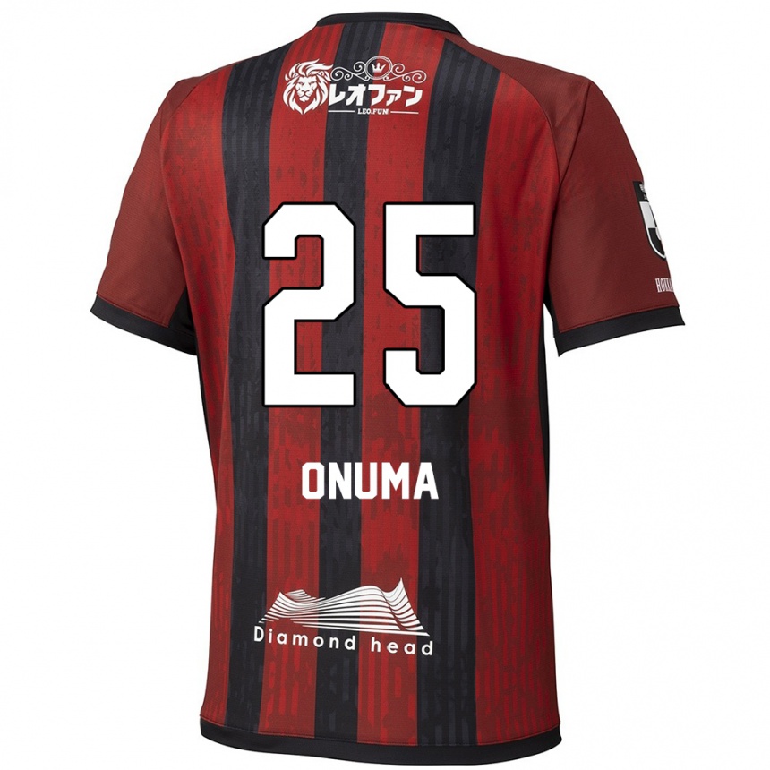 נשים כדורגל Akito Onuma #25 כחול אדום ג'רזי ביתית 2025/26