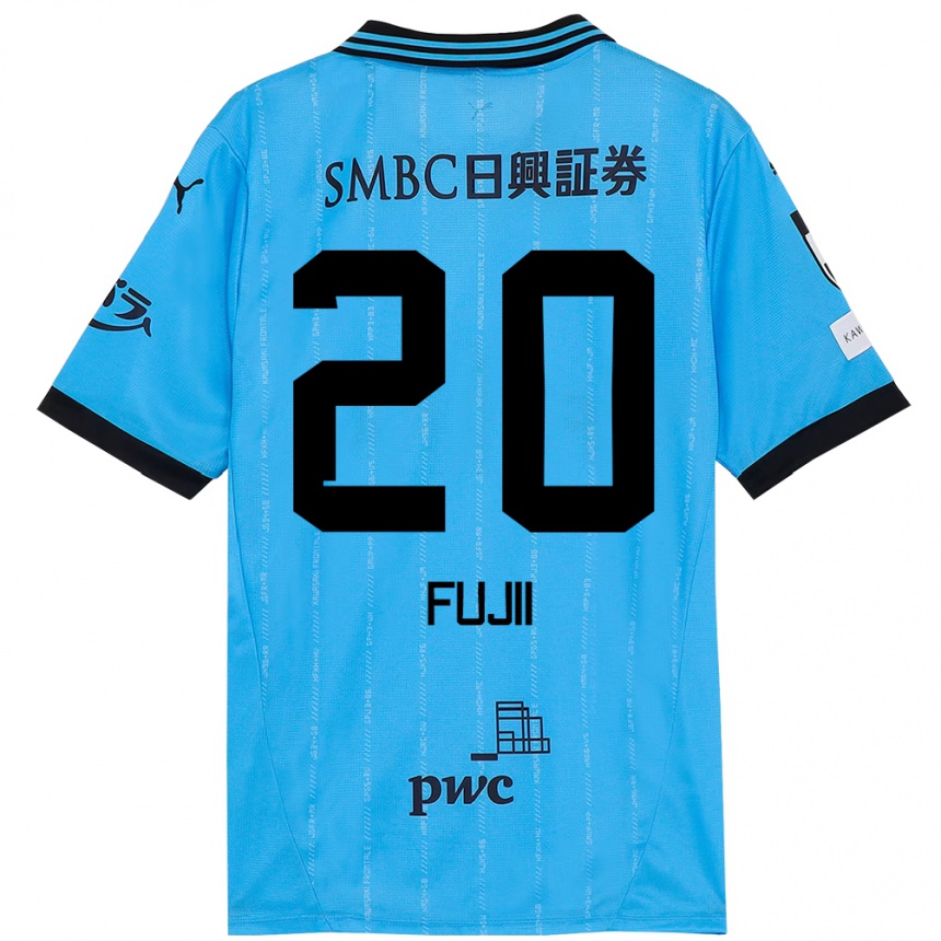 נשים כדורגל Rensuke Fujii #20 לבן תכלת שמיים ג'רזי ביתית 2025/26