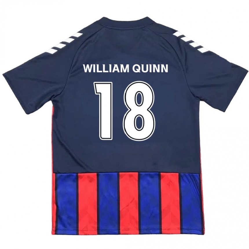 נשים כדורגל Max William Quinn #18 לבן פנינה אדום ג'רזי ביתית 2025/26
