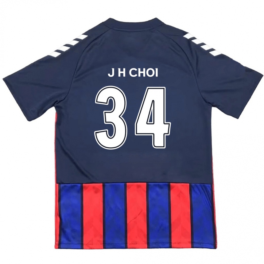 נשים כדורגל Jin-Hyeok Choi #34 לבן פנינה אדום ג'רזי ביתית 2025/26