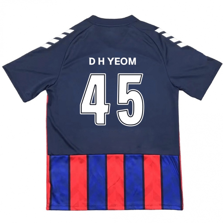 נשים כדורגל Do-Hyeon Yeom #45 לבן פנינה אדום ג'רזי ביתית 2025/26