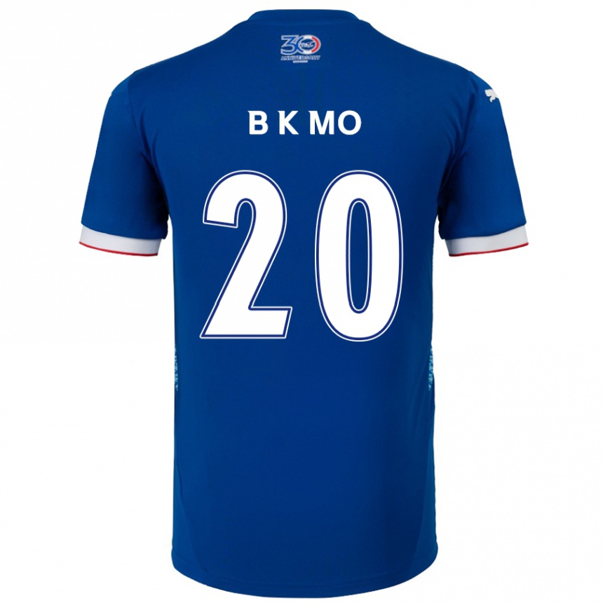 נשים כדורגל Kyung-Bin Mo #20 כחול מלכותי לבן ג'רזי ביתית 2025/26