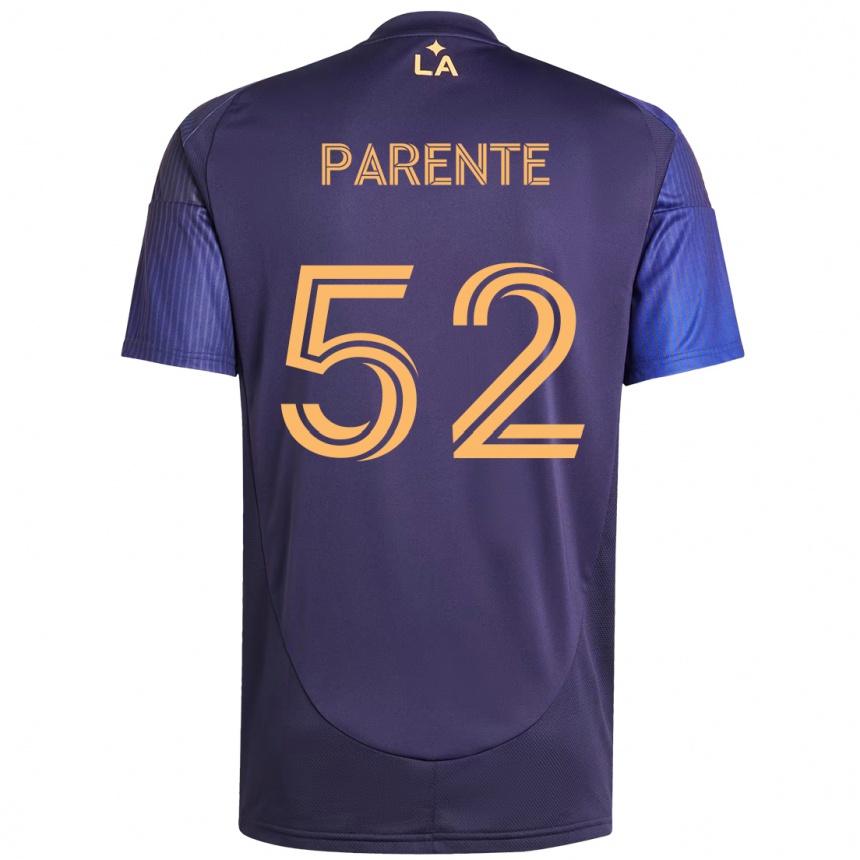 נשים כדורגל Isaiah Parente #52 לבן צהוב הרחק ג'רזי 2025/26