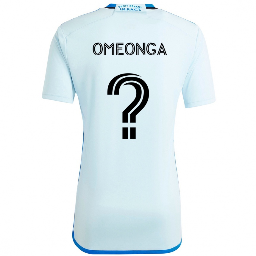 נשים כדורגל Jeremie Omeonga #0 כחול כהה שחור הרחק ג'רזי 2025/26