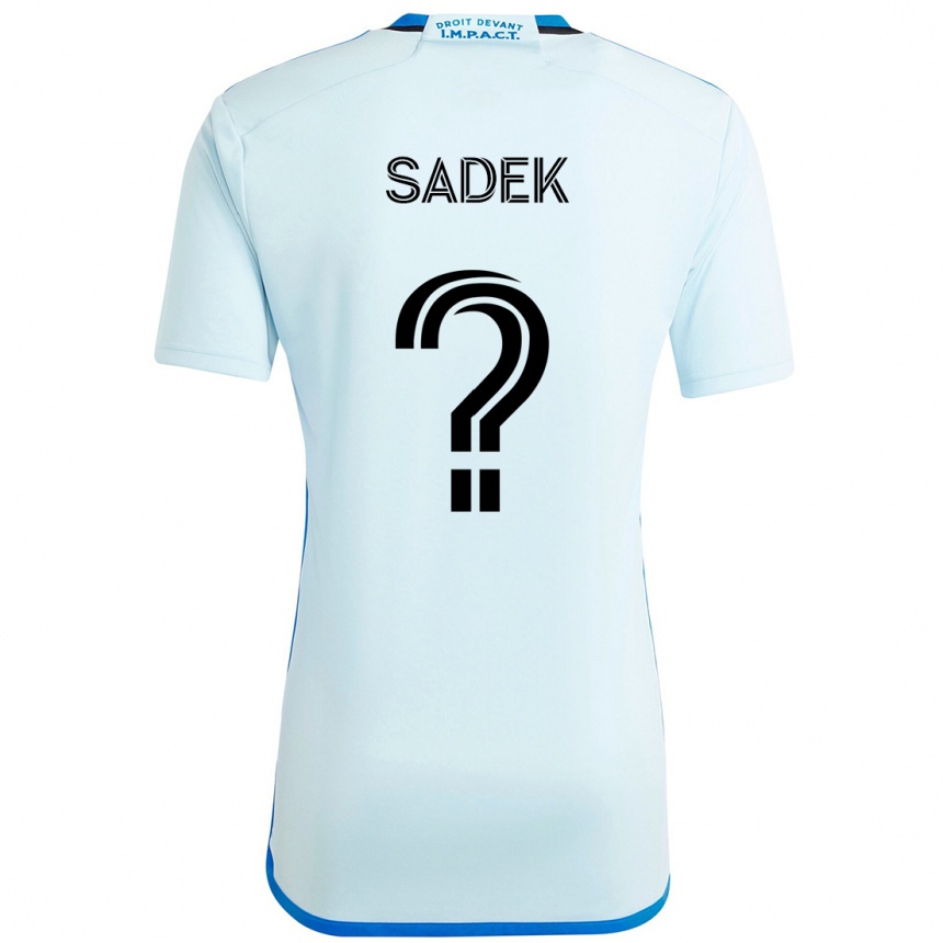 נשים כדורגל Aghilas Sadek #0 כחול כהה שחור הרחק ג'רזי 2025/26