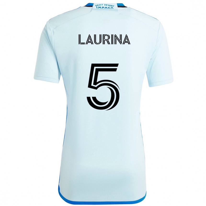 נשים כדורגל Bilombo Laurina #5 כחול כהה שחור הרחק ג'רזי 2025/26