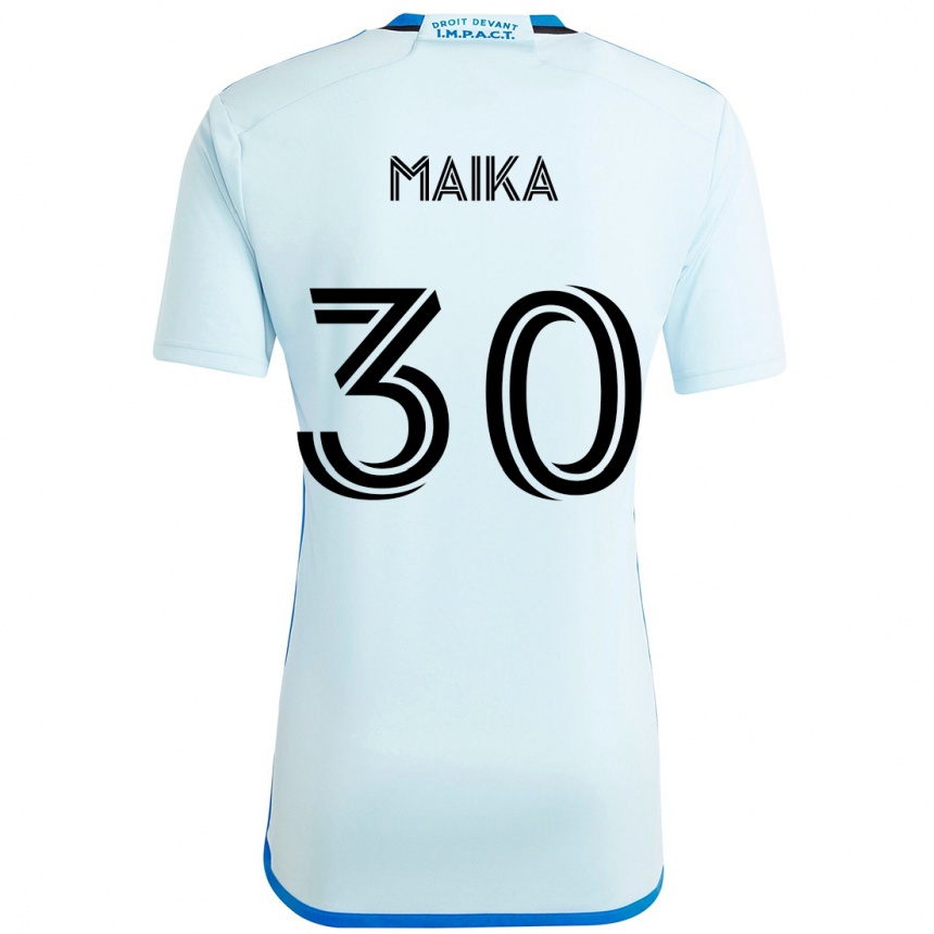 נשים כדורגל Valcourt Maika #30 כחול כהה שחור הרחק ג'רזי 2025/26