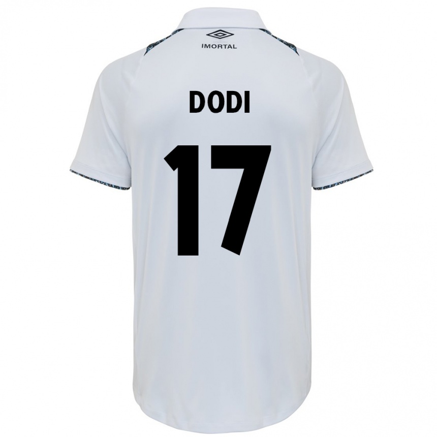 נשים כדורגל Dodi #17 כחול שחור לבן הרחק ג'רזי 2025/26